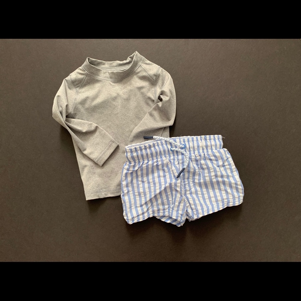 Cat & Jack swim set, size 9 months